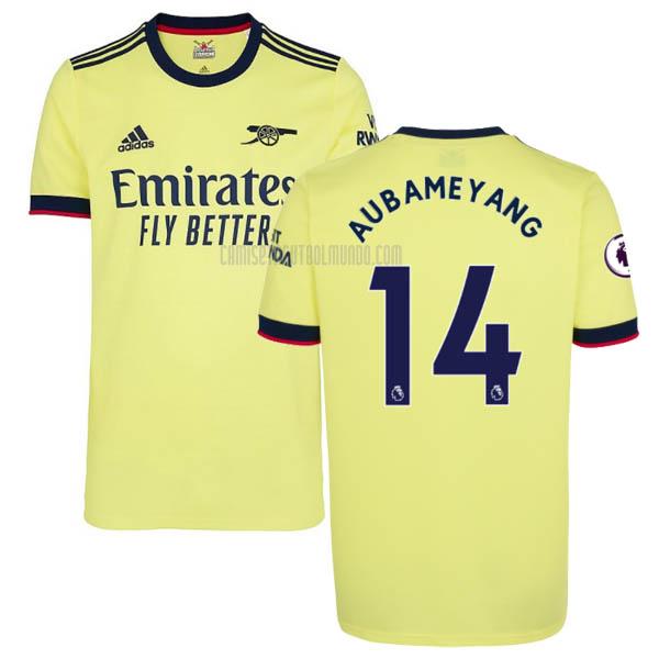 camiseta aubameyang del arsenal del segunda 2021-2022