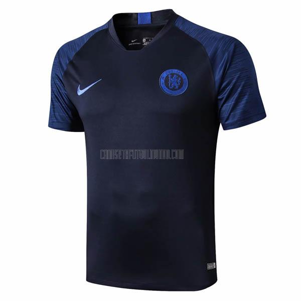 camiseta de entrenamiento chelsea azul oscuro 2019-20