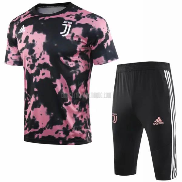 camiseta del juventus del pre-match rosa 2019-20