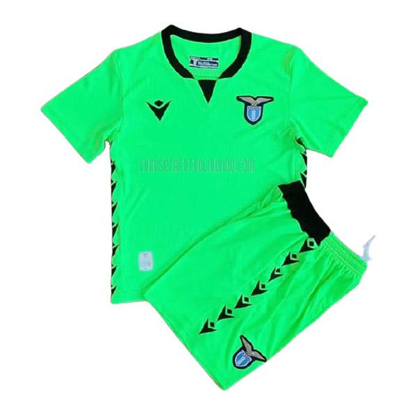 camiseta del lazio del portero niños verde 2021-2022